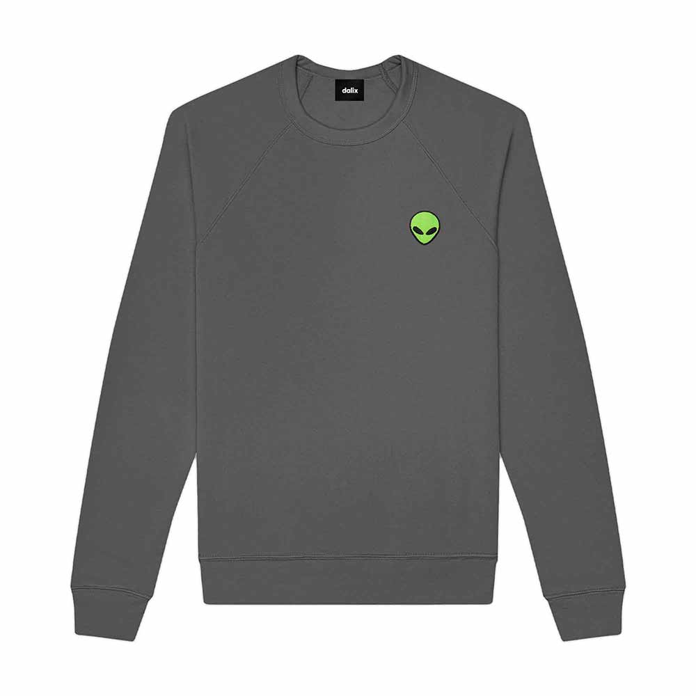 Dalix Alien Midweight Fleece Crewneck Sweatshirt