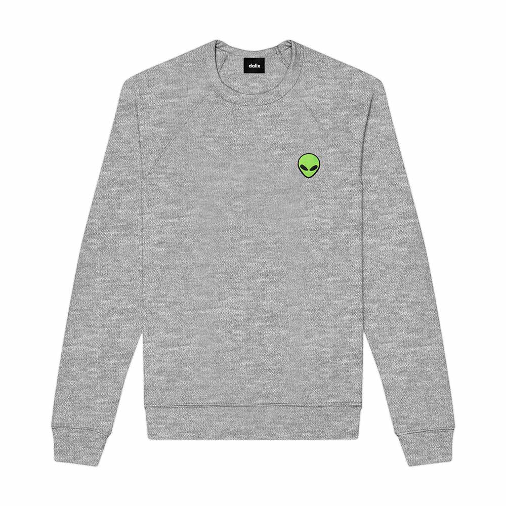 Dalix Alien Midweight Fleece Crewneck Sweatshirt