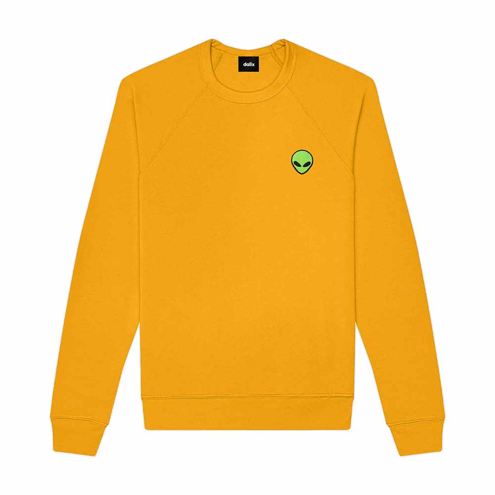 Dalix Alien Midweight Fleece Crewneck Sweatshirt