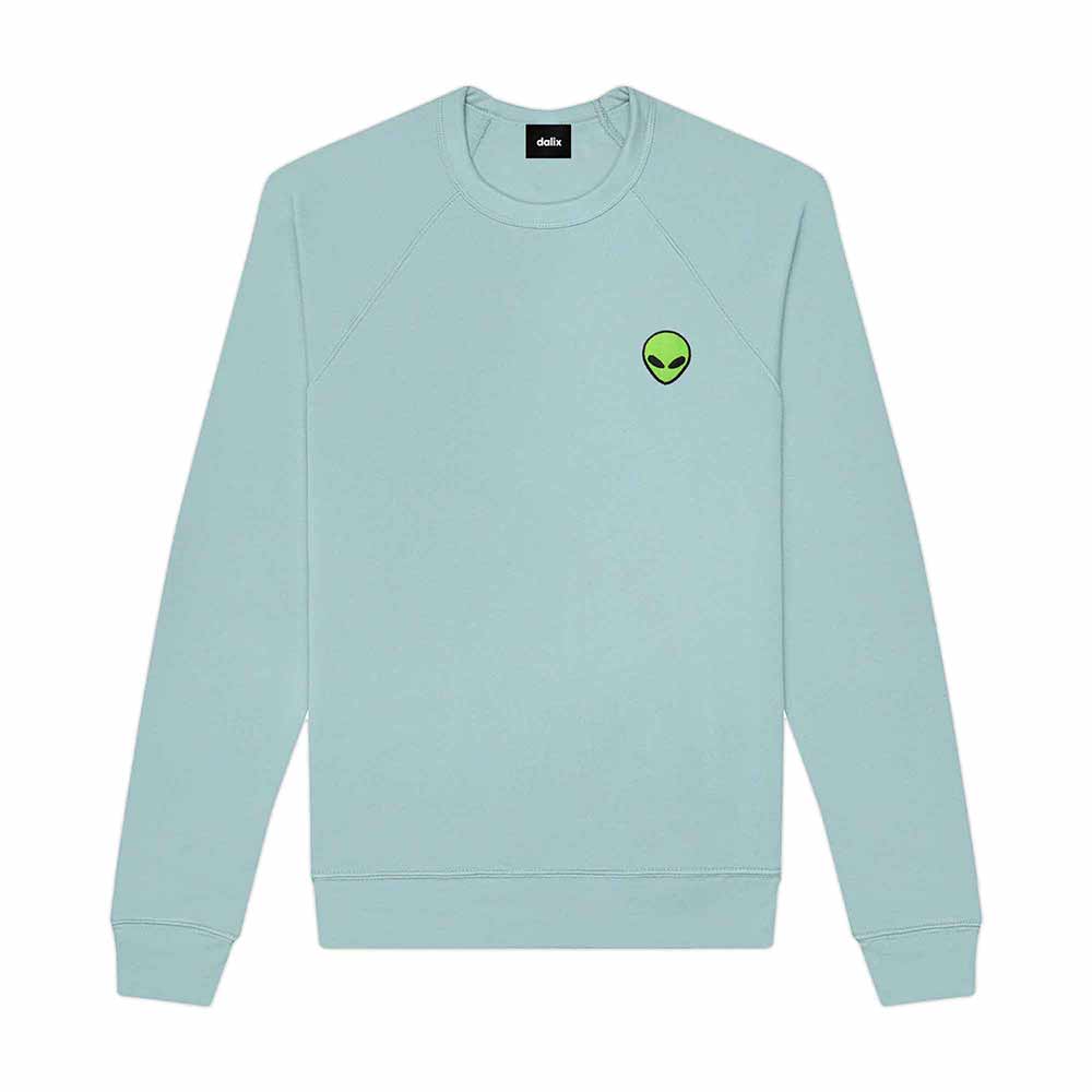 Dalix Alien Midweight Fleece Crewneck Sweatshirt