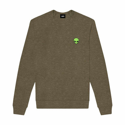 Dalix Alien Midweight Fleece Crewneck Sweatshirt