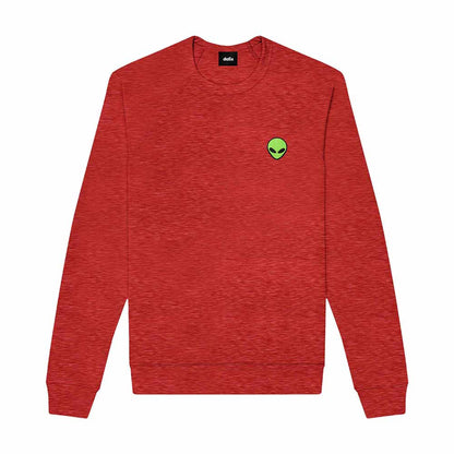 Dalix Alien Midweight Fleece Crewneck Sweatshirt