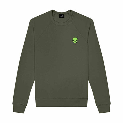 Dalix Alien Midweight Fleece Crewneck Sweatshirt