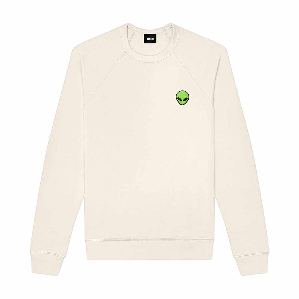 Dalix Alien Midweight Fleece Crewneck Sweatshirt