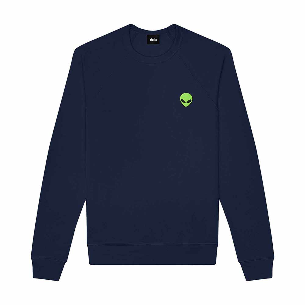 Dalix Alien Midweight Fleece Crewneck Sweatshirt