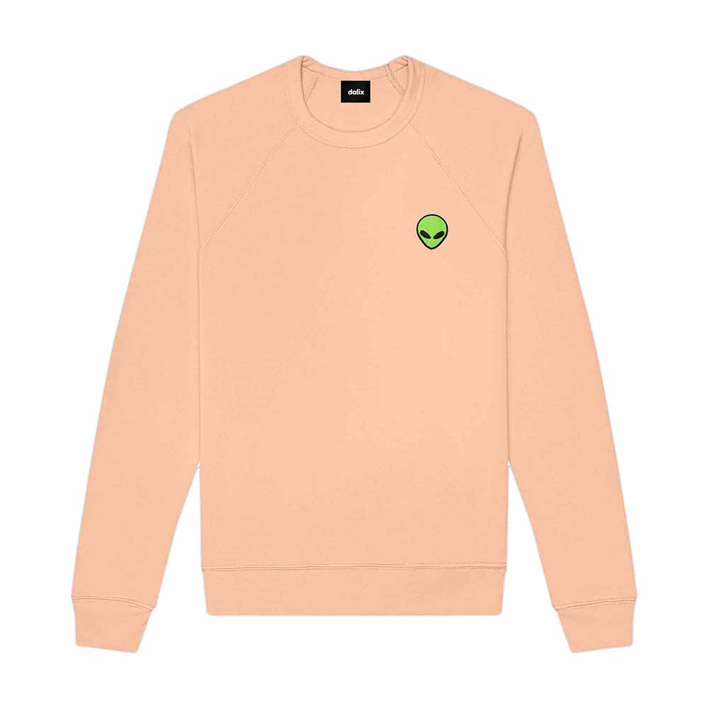 Dalix Alien Midweight Fleece Crewneck Sweatshirt