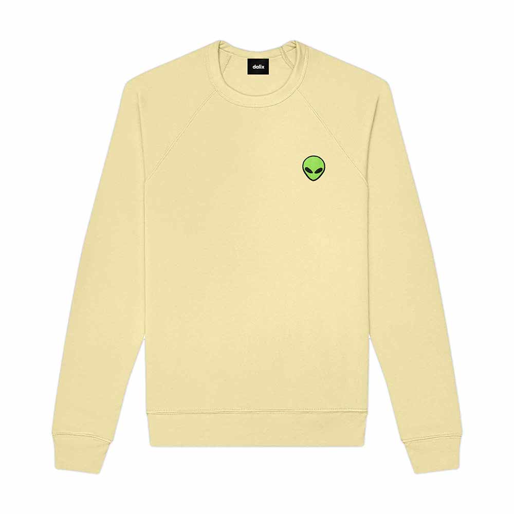 Dalix Alien Midweight Fleece Crewneck Sweatshirt