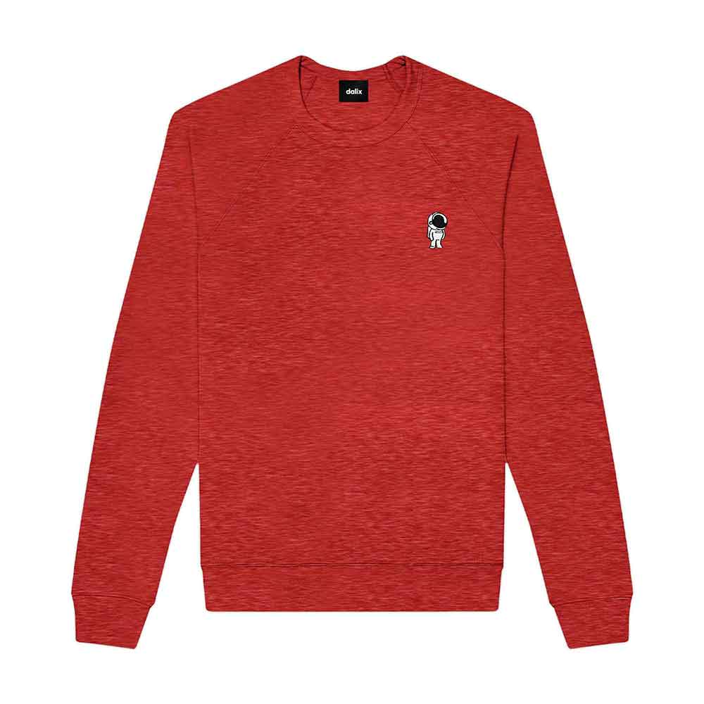 Dalix Astronaut Midweight Fleece Crewneck Sweatshirt