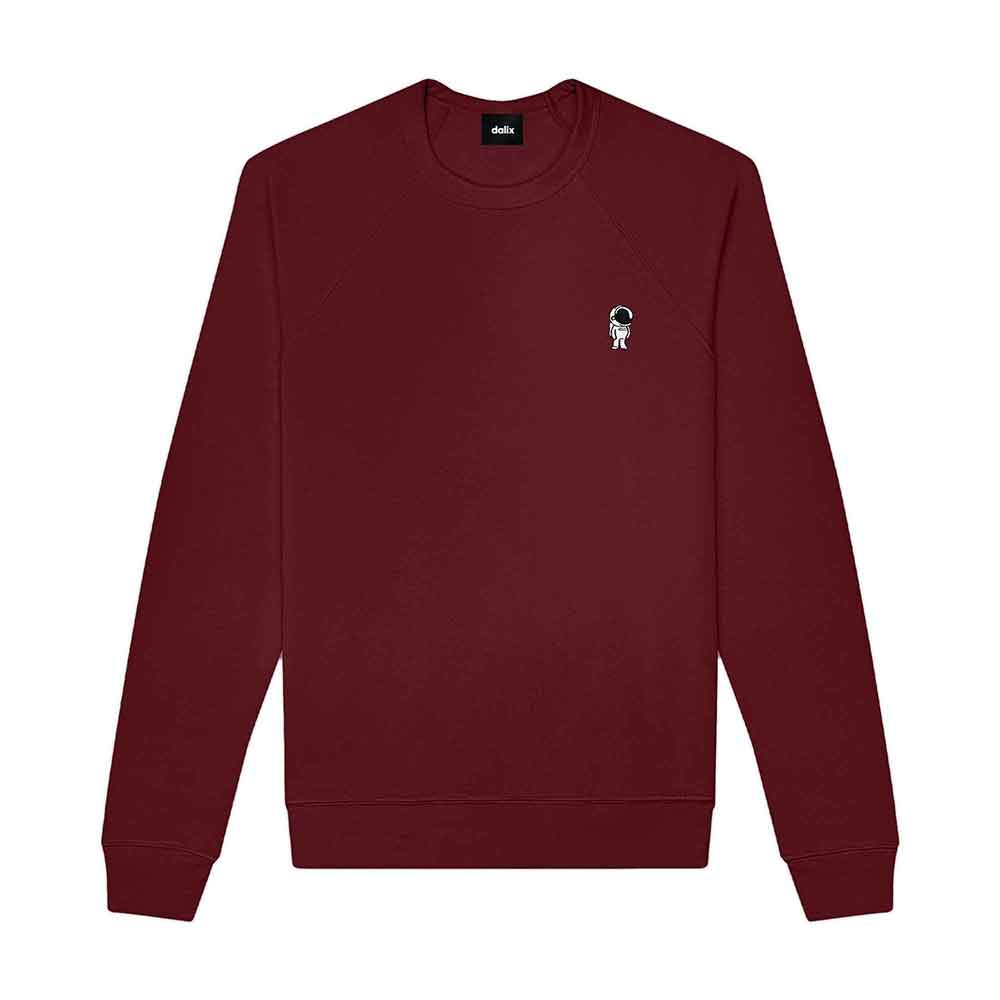 Dalix Astronaut Midweight Fleece Crewneck Sweatshirt