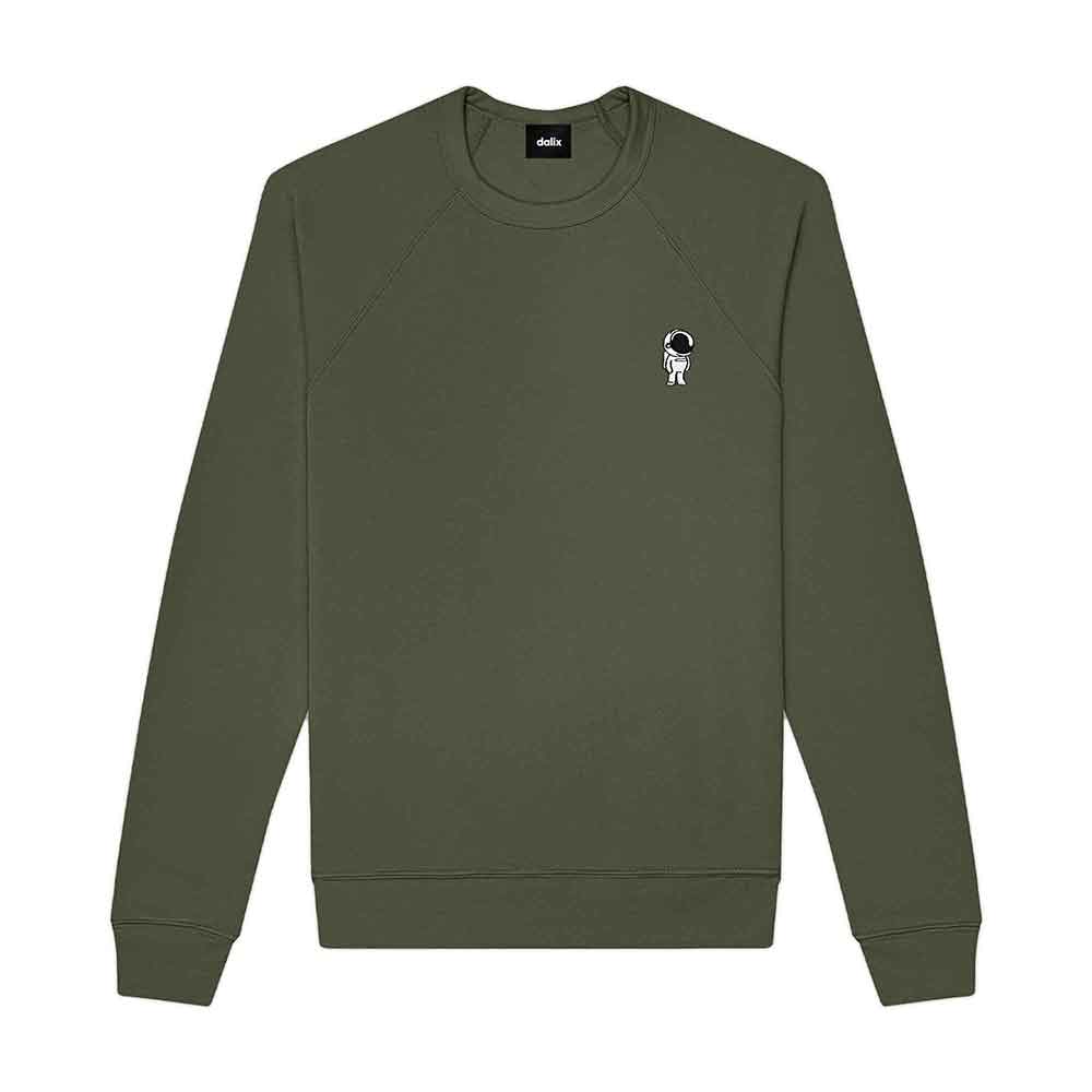 Dalix Astronaut Midweight Fleece Crewneck Sweatshirt