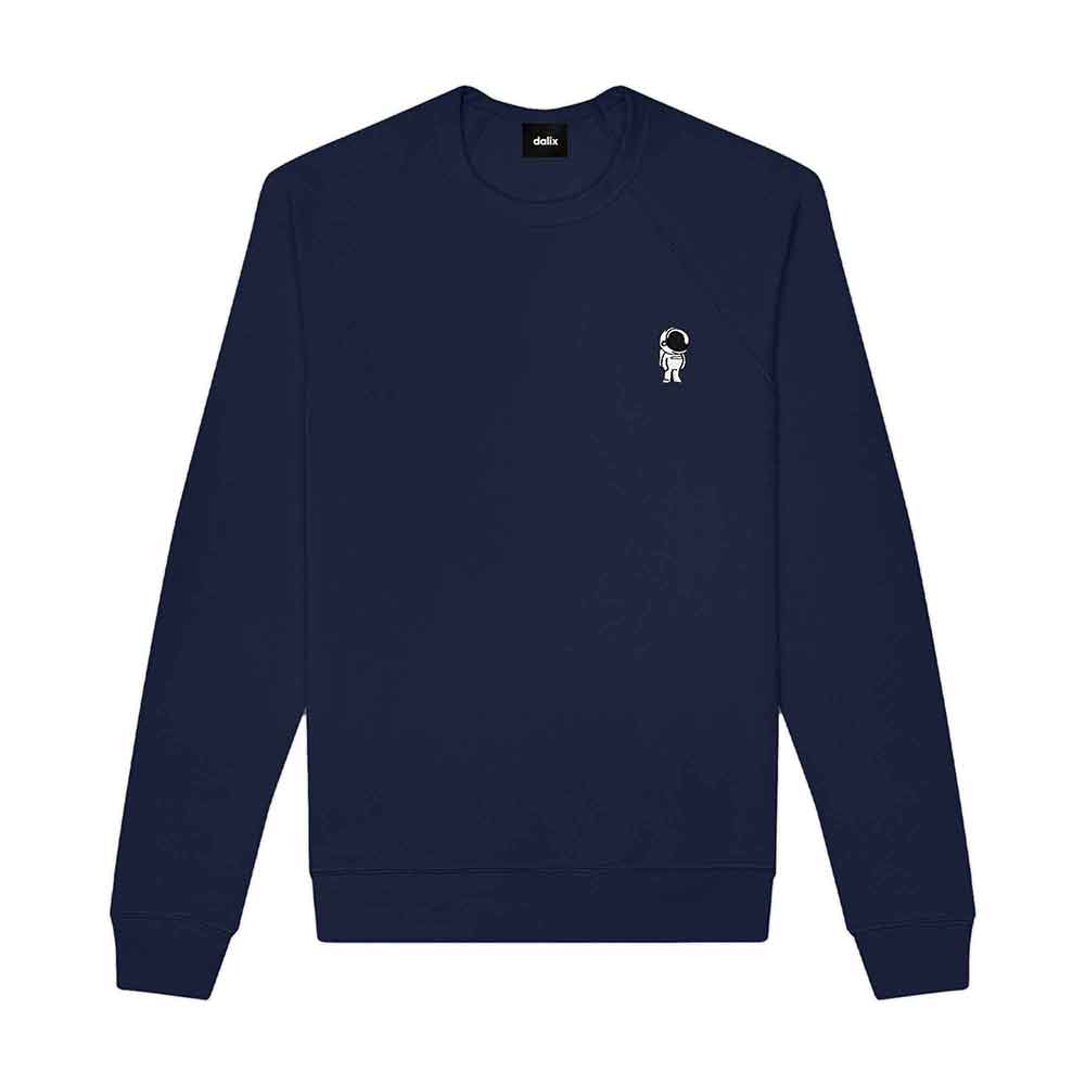 Dalix Astronaut Midweight Fleece Crewneck Sweatshirt
