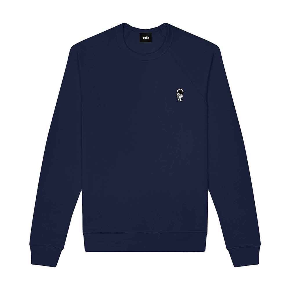 Dalix Astronaut Midweight Fleece Crewneck Sweatshirt