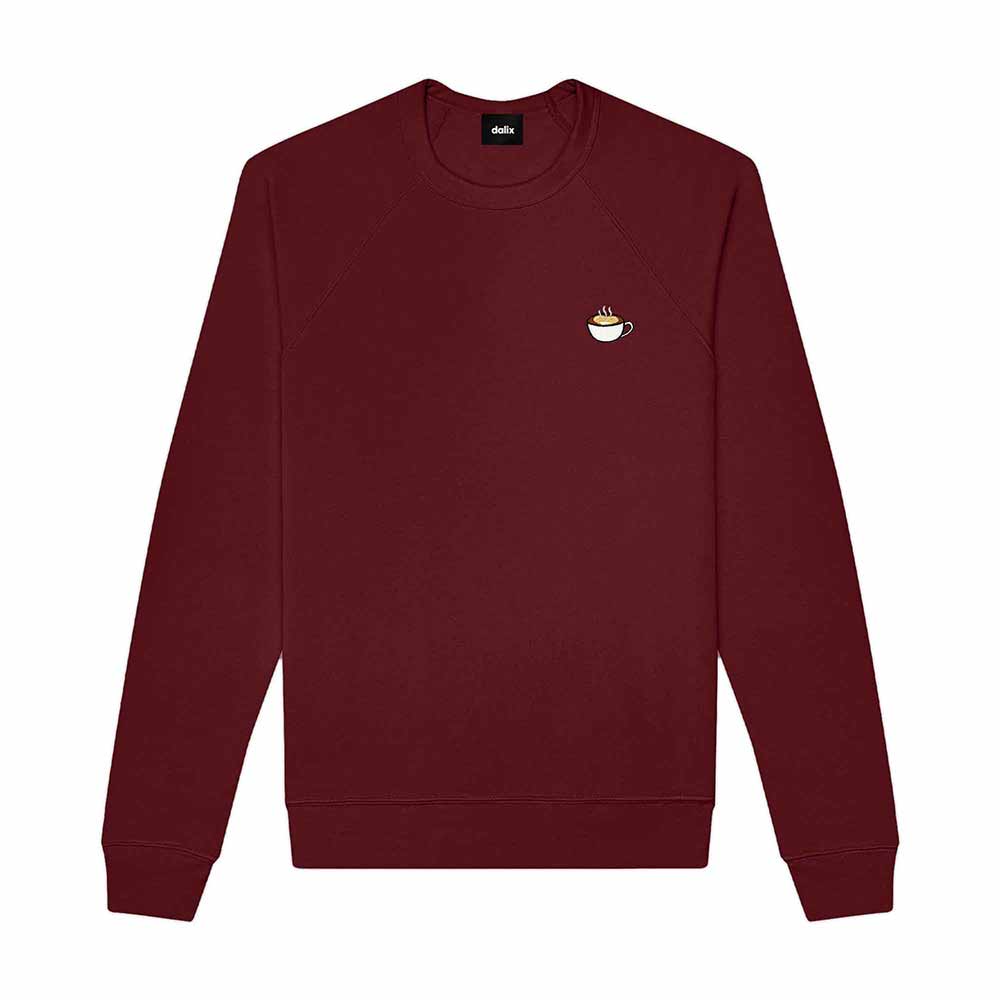 Dalix Cappuccino Midweight Fleece Raglan Sweatshirt