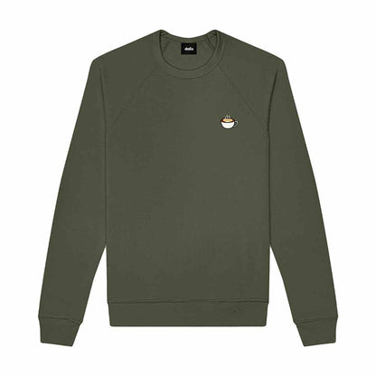 Dalix Cappuccino Midweight Fleece Raglan Sweatshirt