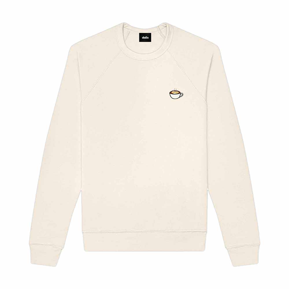 Dalix Cappuccino Midweight Fleece Raglan Sweatshirt