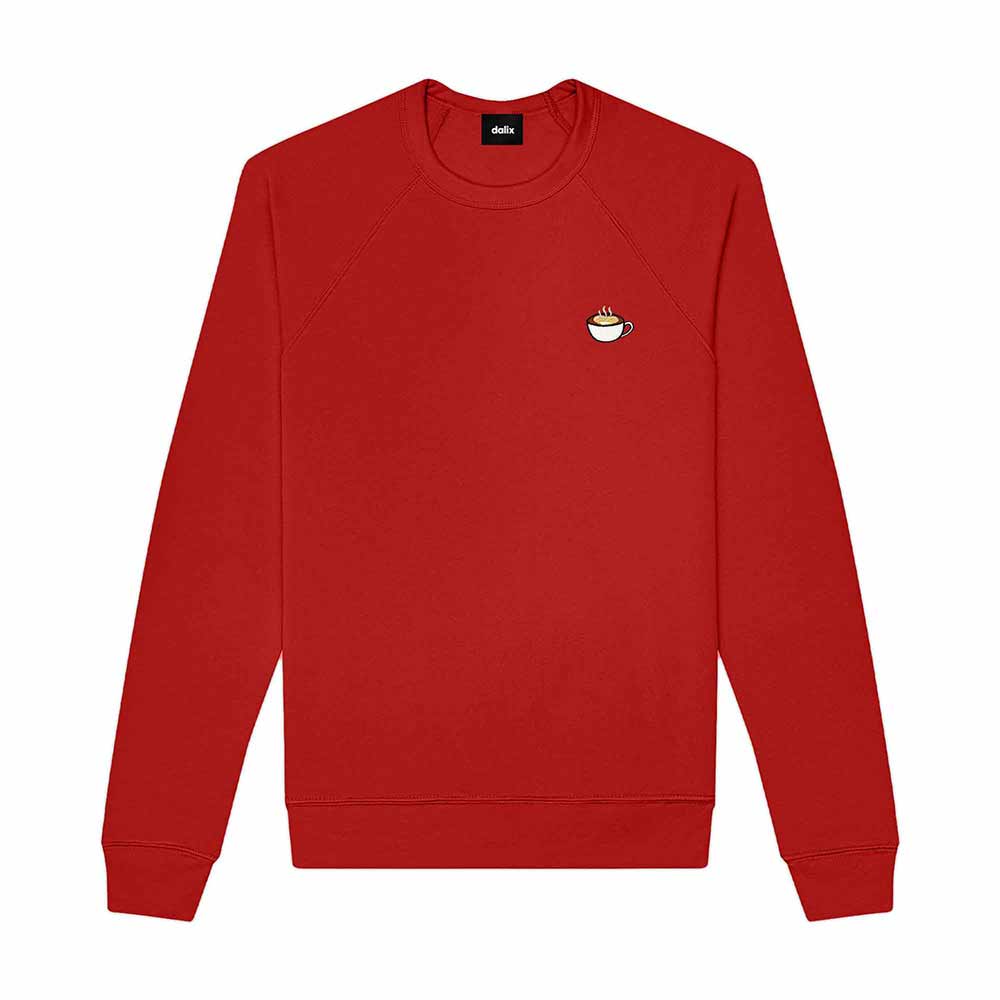 Dalix Cappuccino Midweight Fleece Raglan Sweatshirt