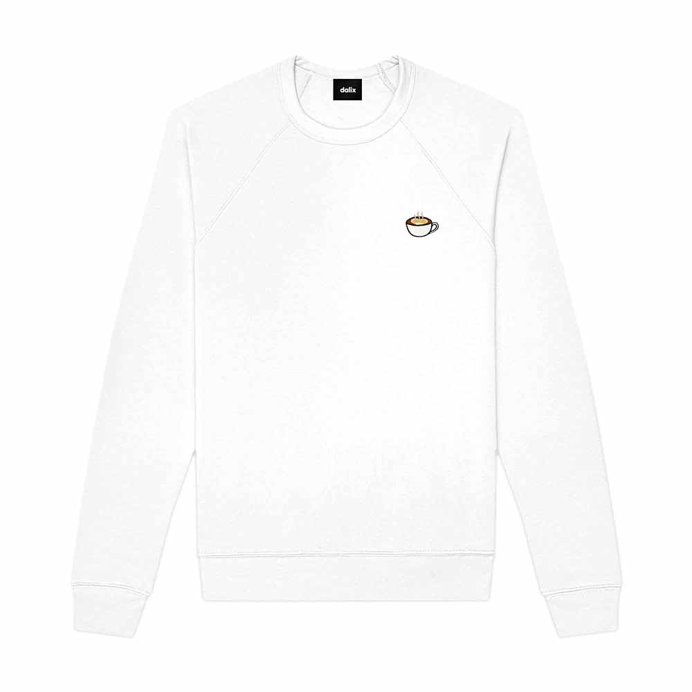Dalix Cappuccino Midweight Fleece Raglan Sweatshirt