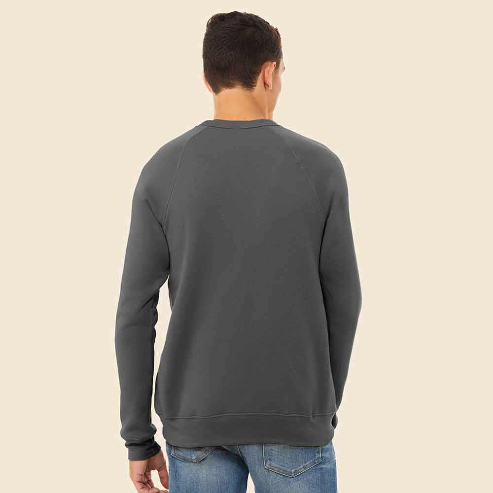 Dalix Donut Crewneck Fleece Sweatshirt Pullover Mens in Black M Medium
