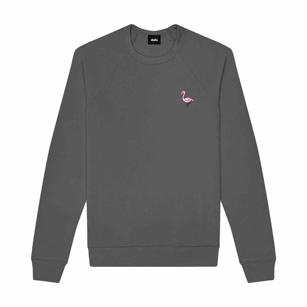 Dalix Flamingo Midweight Fleece Raglan Sweatshirt