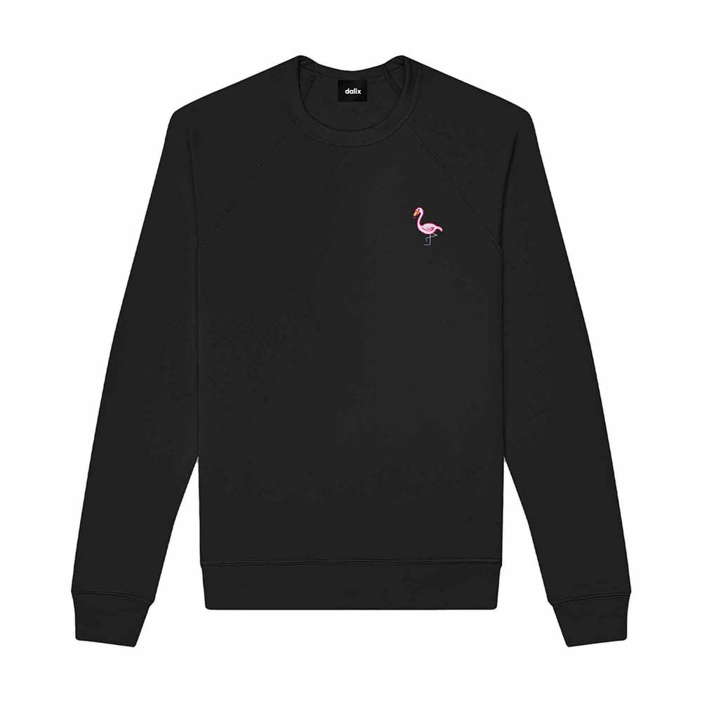 Dalix Flamingo Midweight Fleece Raglan Sweatshirt