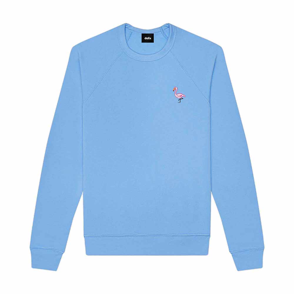 Dalix Flamingo Midweight Fleece Raglan Sweatshirt