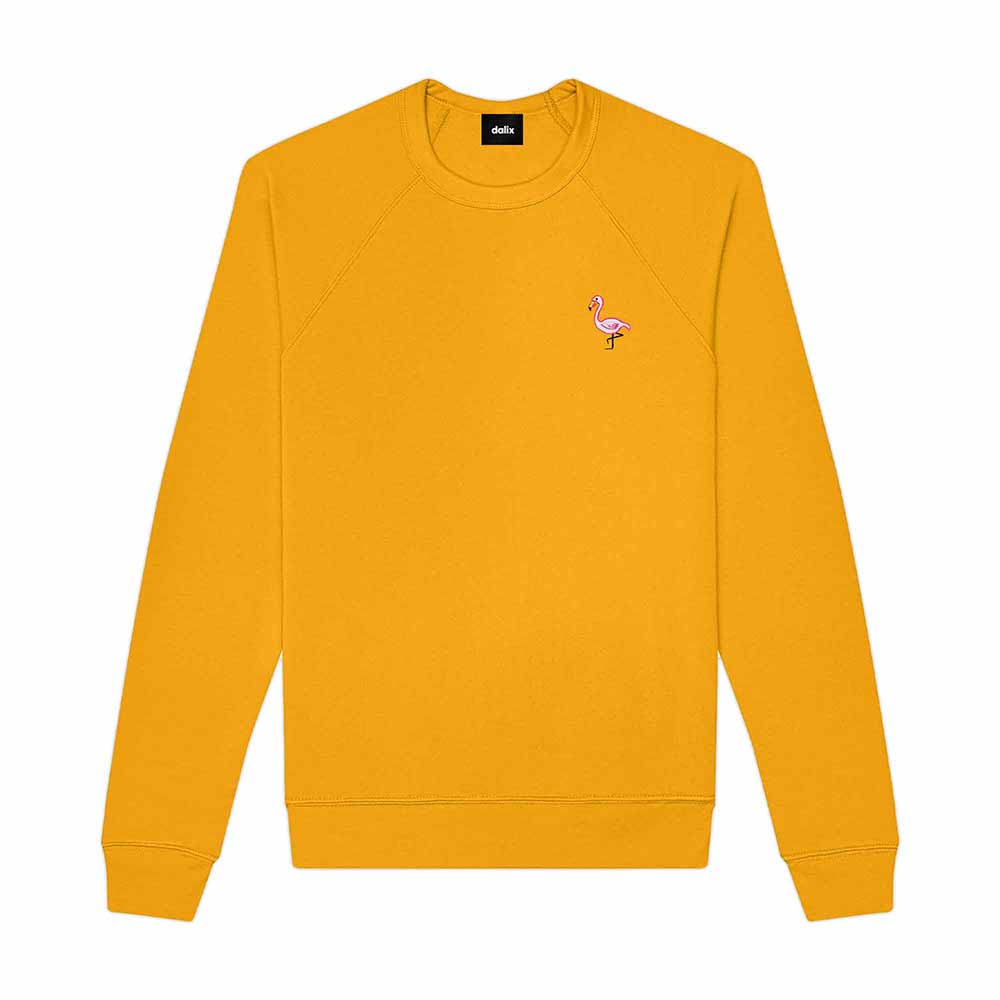 Dalix Flamingo Midweight Fleece Raglan Sweatshirt
