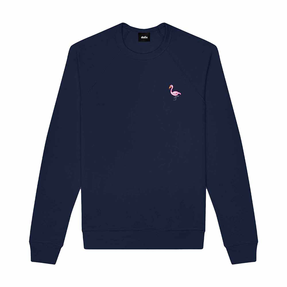 Dalix Flamingo Midweight Fleece Raglan Sweatshirt