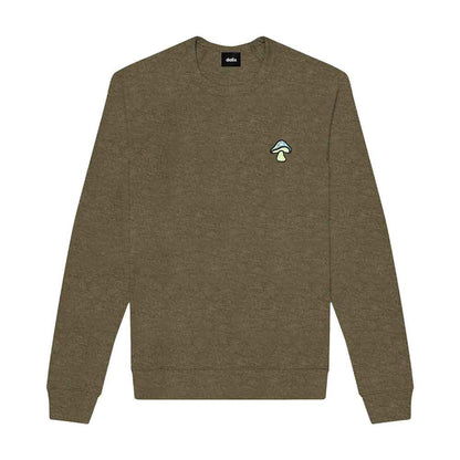 Dalix Mushroom (Glow in the Dark) Embroidered Fleece Sweatshirt Pullover Mens in True Royal 2XL XX-Large
