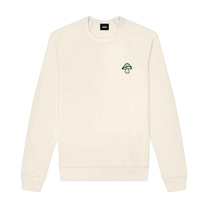 Dalix Mushroom Midweight Fleece Crewneck Sweatshirt (Glow in the Dark)