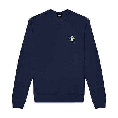Dalix Mushroom Midweight Fleece Crewneck Sweatshirt (Glow in the Dark)