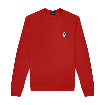 Dalix Mushroom Midweight Fleece Crewneck Sweatshirt (Glow in the Dark)