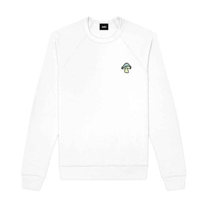 Dalix Mushroom Midweight Fleece Crewneck Sweatshirt (Glow in the Dark)
