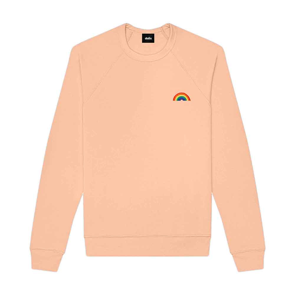 Dalix Rainbow Crewneck Sweatshirt