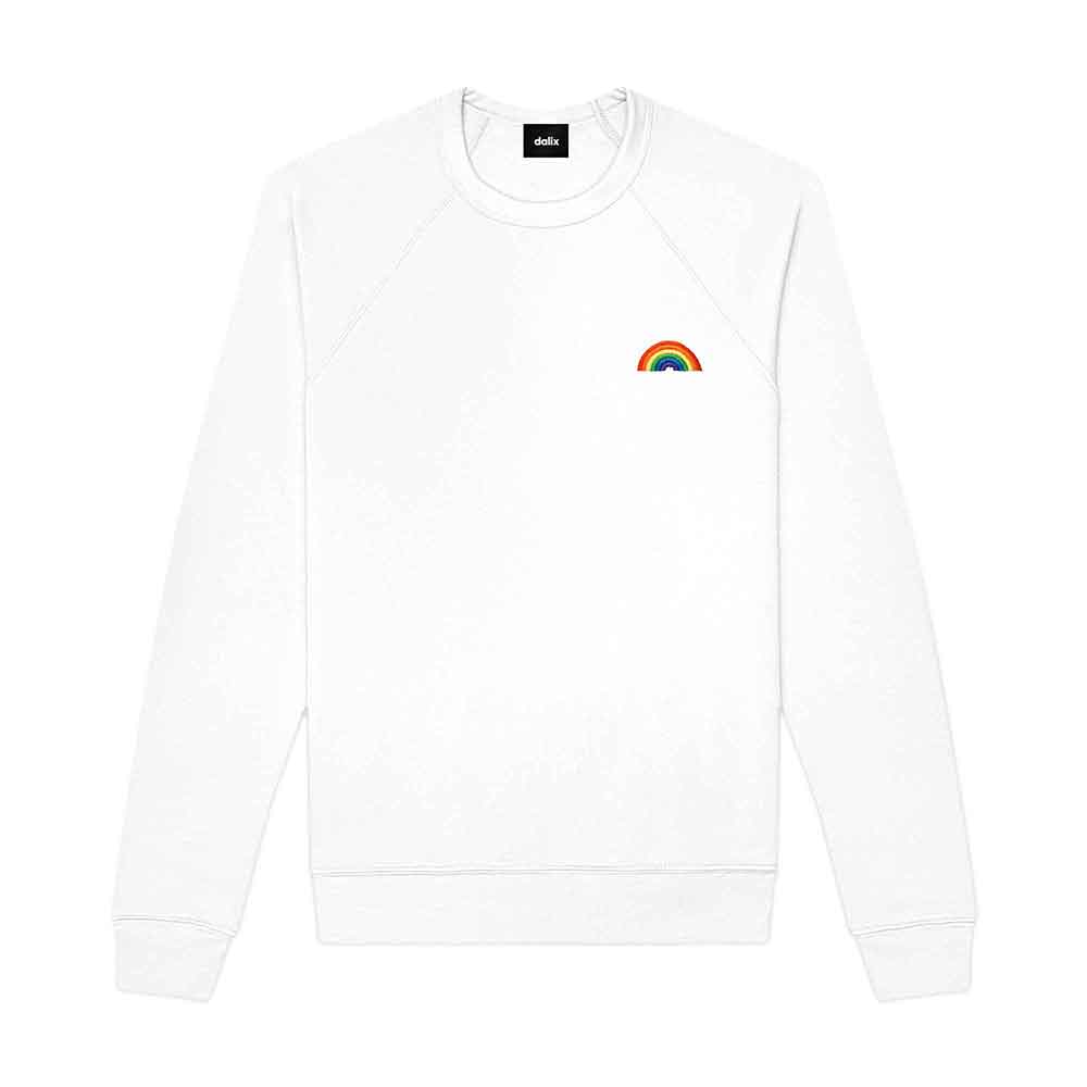 Dalix Rainbow Crewneck Sweatshirt