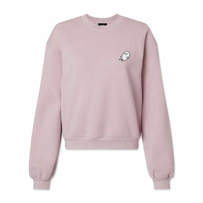 Dalix Ghost Midweight Fleece Relaxed Pullover Sweatshirt